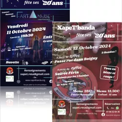 20 ans de L’Association Xapet’Banda De Boigny Sur Bionne 11 Et 12 Octobre 2024